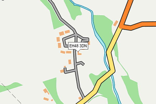 EH48 3DN map - OS OpenMap – Local (Ordnance Survey)