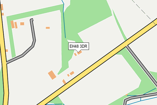 EH48 3DR map - OS OpenMap – Local (Ordnance Survey)