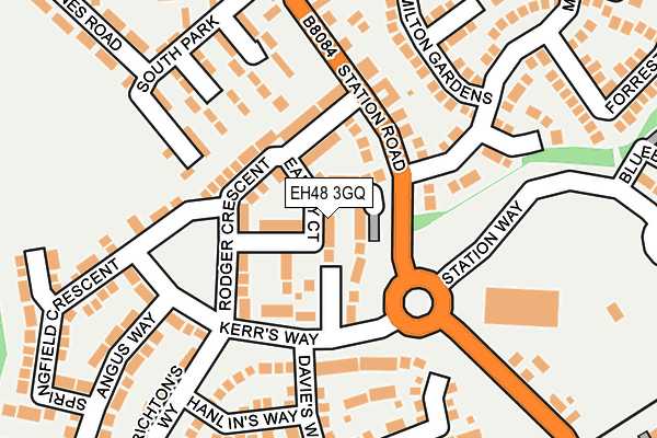 EH48 3GQ map - OS OpenMap – Local (Ordnance Survey)
