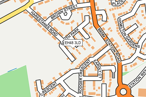 EH48 3LD map - OS OpenMap – Local (Ordnance Survey)