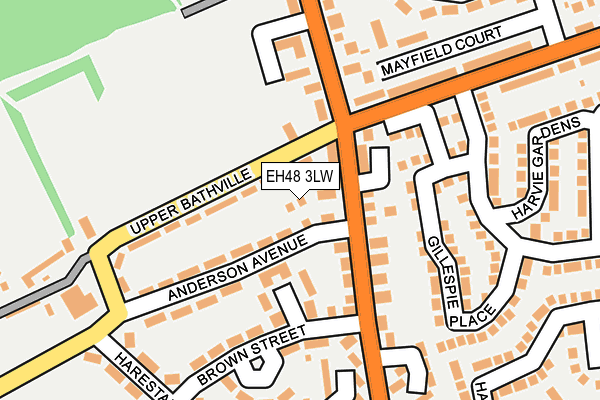 EH48 3LW map - OS OpenMap – Local (Ordnance Survey)