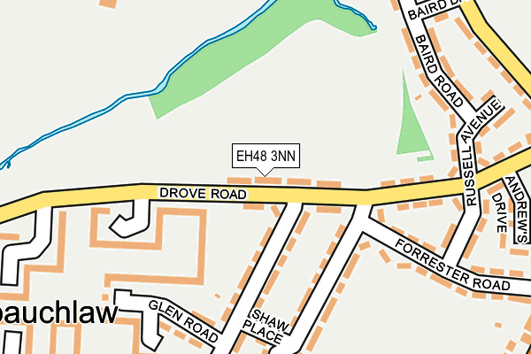 EH48 3NN map - OS OpenMap – Local (Ordnance Survey)
