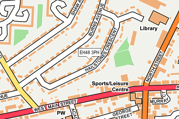 EH48 3PH map - OS OpenMap – Local (Ordnance Survey)