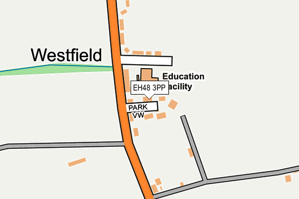 EH48 3PP map - OS OpenMap – Local (Ordnance Survey)