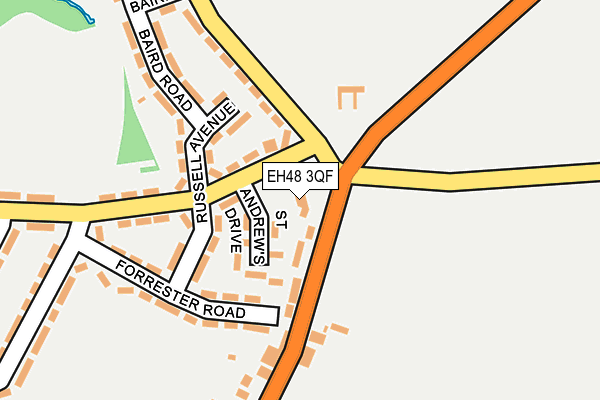 EH48 3QF map - OS OpenMap – Local (Ordnance Survey)