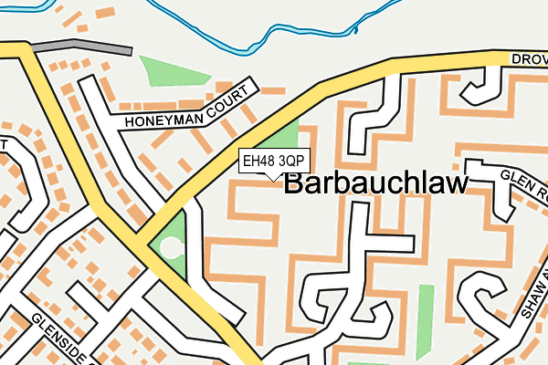 EH48 3QP map - OS OpenMap – Local (Ordnance Survey)