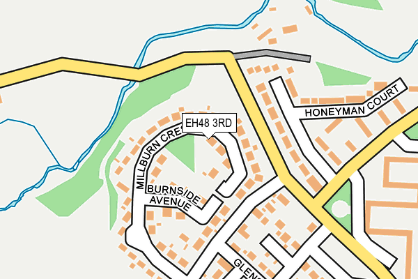 EH48 3RD map - OS OpenMap – Local (Ordnance Survey)