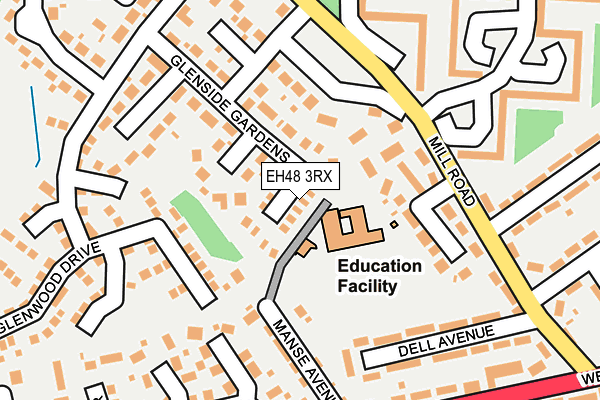 Map of GLENSIDE PROFESSIONAL SERVICES LTD at local scale