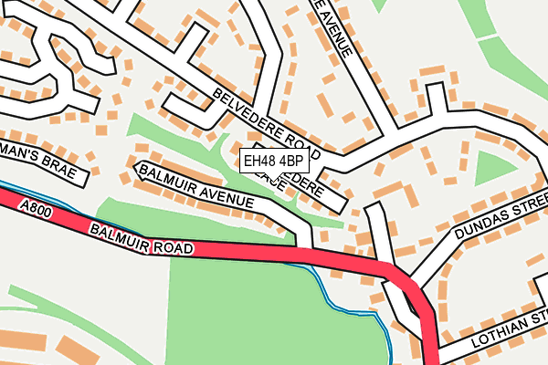 EH48 4BP map - OS OpenMap – Local (Ordnance Survey)