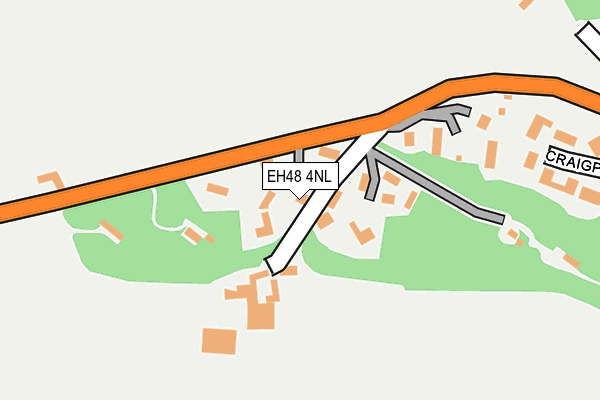 EH48 4NL map - OS OpenMap – Local (Ordnance Survey)