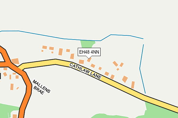 EH48 4NN map - OS OpenMap – Local (Ordnance Survey)
