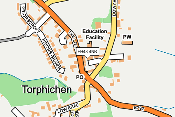 EH48 4NR map - OS OpenMap – Local (Ordnance Survey)
