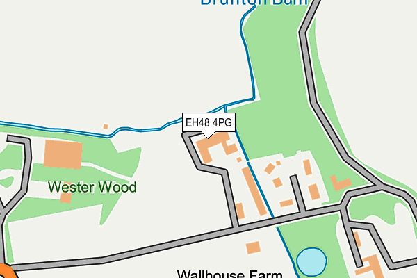 EH48 4PG map - OS OpenMap – Local (Ordnance Survey)