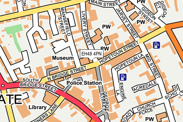 EH48 4PN map - OS OpenMap – Local (Ordnance Survey)