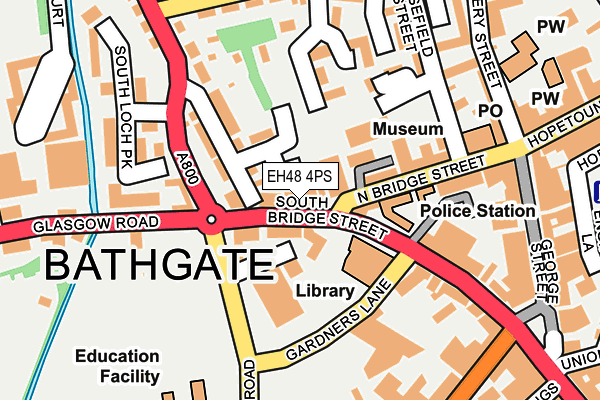 Map of M & G @ THE BRIDGE LTD at local scale