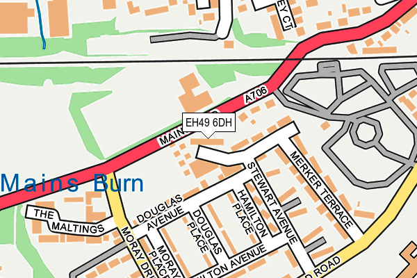 EH49 6DH map - OS OpenMap – Local (Ordnance Survey)