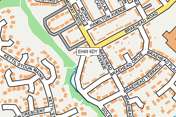 EH49 6DY map - OS OpenMap – Local (Ordnance Survey)