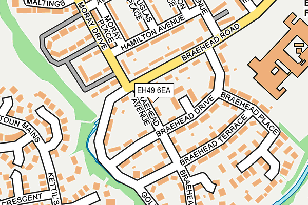 EH49 6EA map - OS OpenMap – Local (Ordnance Survey)