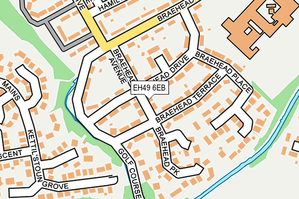 EH49 6EB map - OS OpenMap – Local (Ordnance Survey)