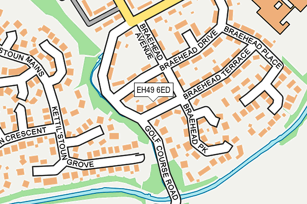 EH49 6ED map - OS OpenMap – Local (Ordnance Survey)