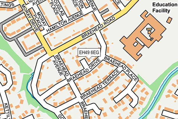 EH49 6EG map - OS OpenMap – Local (Ordnance Survey)