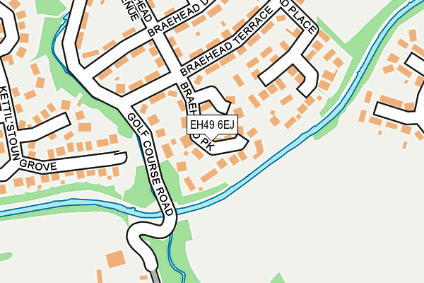 EH49 6EJ map - OS OpenMap – Local (Ordnance Survey)