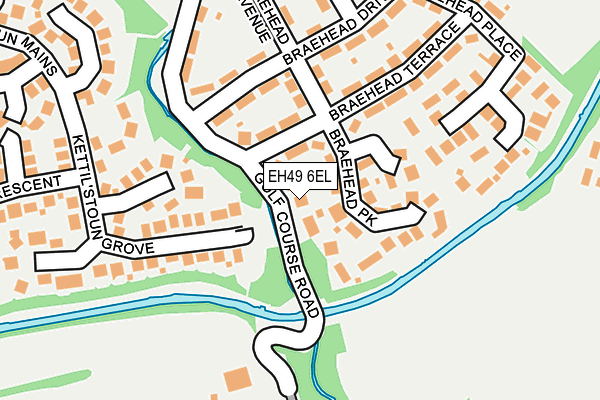 EH49 6EL map - OS OpenMap – Local (Ordnance Survey)