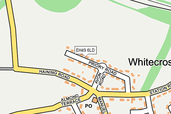 EH49 6LD map - OS OpenMap – Local (Ordnance Survey)