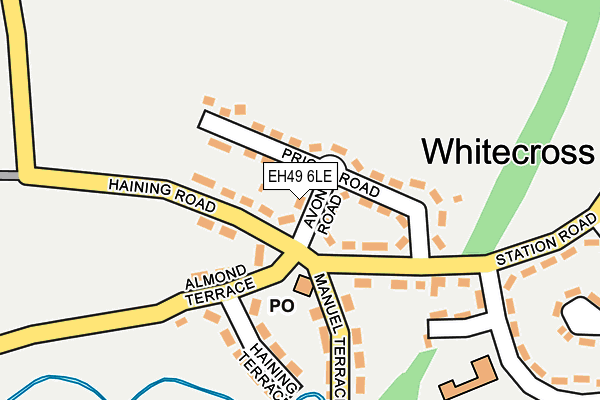 EH49 6LE map - OS OpenMap – Local (Ordnance Survey)