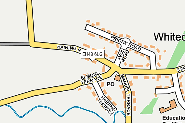 EH49 6LG map - OS OpenMap – Local (Ordnance Survey)