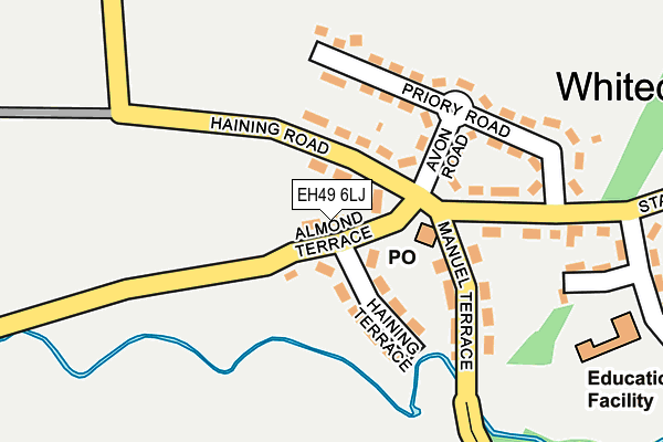 EH49 6LJ map - OS OpenMap – Local (Ordnance Survey)