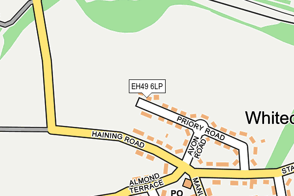 EH49 6LP map - OS OpenMap – Local (Ordnance Survey)