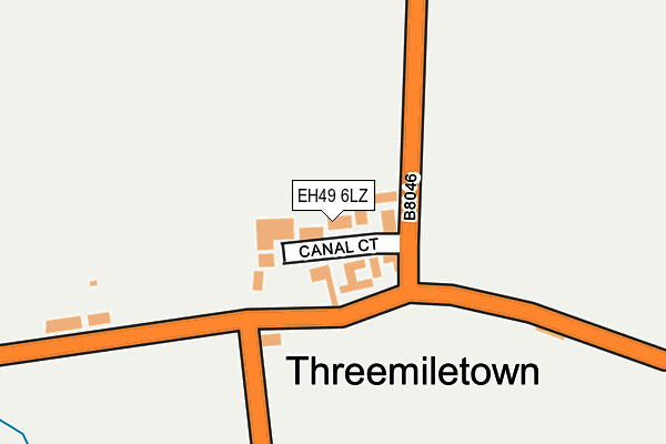 EH49 6LZ map - OS OpenMap – Local (Ordnance Survey)