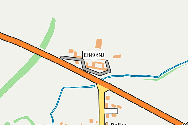 EH49 6NJ map - OS OpenMap – Local (Ordnance Survey)