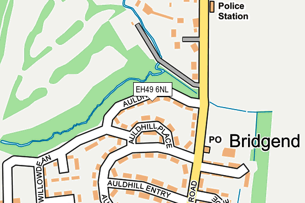 EH49 6NL map - OS OpenMap – Local (Ordnance Survey)