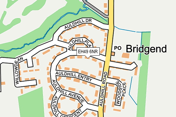 EH49 6NR map - OS OpenMap – Local (Ordnance Survey)