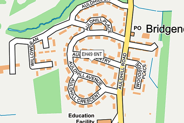 EH49 6NT map - OS OpenMap – Local (Ordnance Survey)