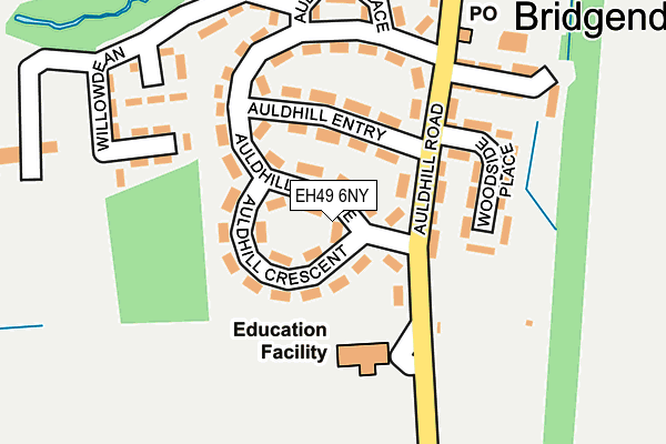 EH49 6NY map - OS OpenMap – Local (Ordnance Survey)