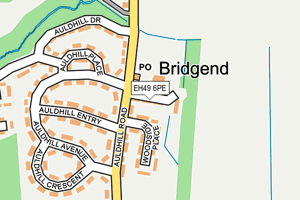 EH49 6PE map - OS OpenMap – Local (Ordnance Survey)