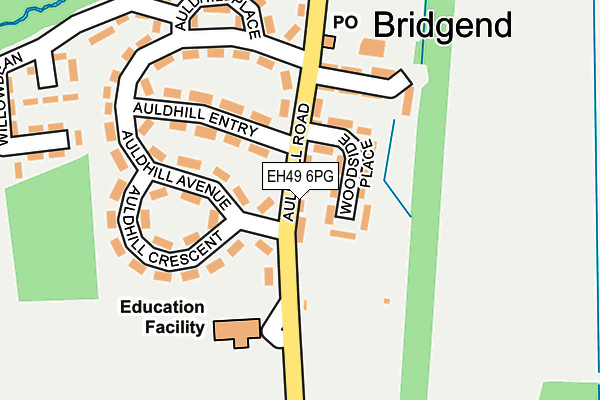 EH49 6PG map - OS OpenMap – Local (Ordnance Survey)