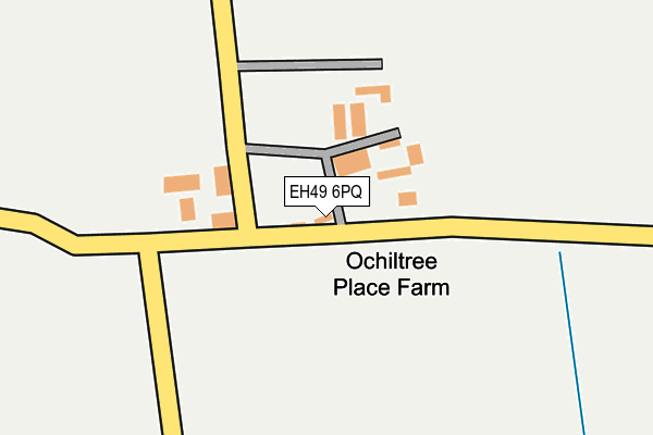 EH49 6PQ map - OS OpenMap – Local (Ordnance Survey)