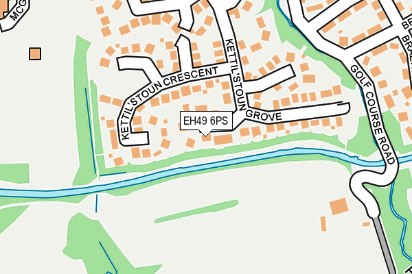 EH49 6PS map - OS OpenMap – Local (Ordnance Survey)