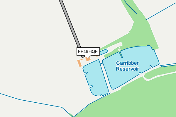 EH49 6QE map - OS OpenMap – Local (Ordnance Survey)