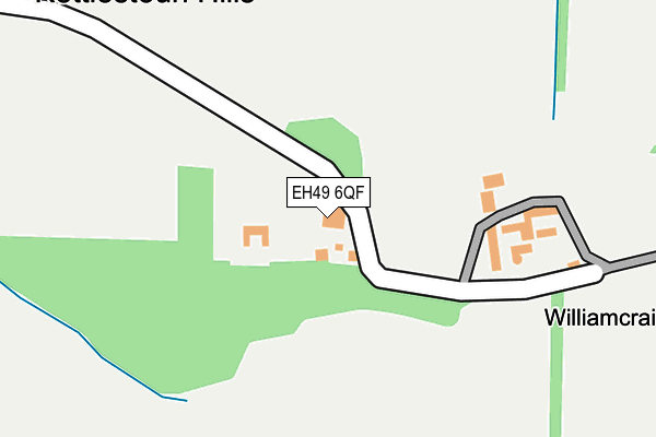 EH49 6QF map - OS OpenMap – Local (Ordnance Survey)