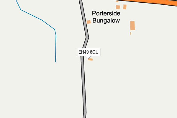EH49 6QU map - OS OpenMap – Local (Ordnance Survey)