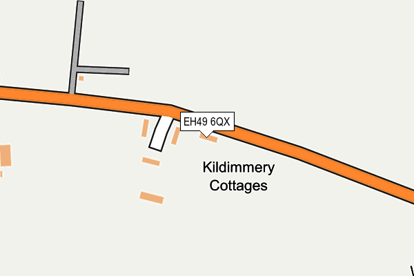 EH49 6QX map - OS OpenMap – Local (Ordnance Survey)