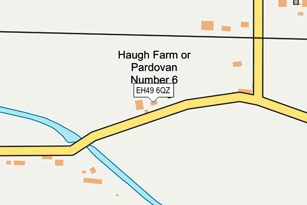 EH49 6QZ map - OS OpenMap – Local (Ordnance Survey)