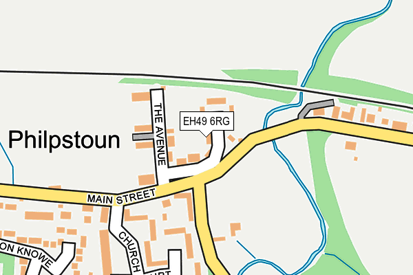 EH49 6RG map - OS OpenMap – Local (Ordnance Survey)