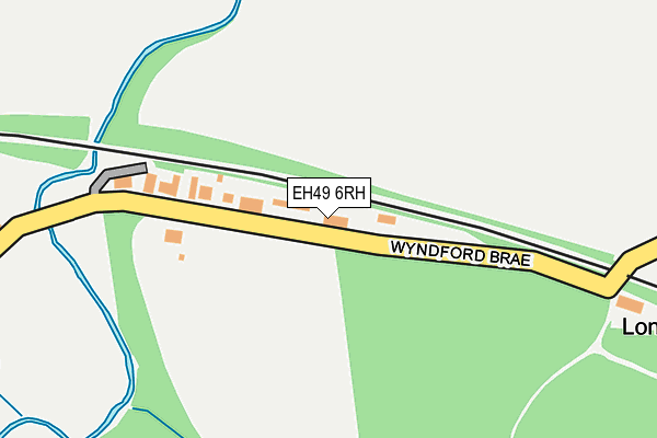 EH49 6RH map - OS OpenMap – Local (Ordnance Survey)