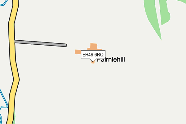 EH49 6RQ map - OS OpenMap – Local (Ordnance Survey)